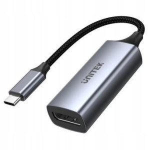 Adapter USB-C na DP 1.2 4K@60Hz alumi 15 cm Unitek