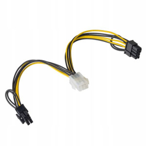 Adapter zasilania grafiki PCI-E 6PIN - 2x 8PIN