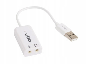 Karta dźwiękowa zewnętrzna UGO USB muzyczna
