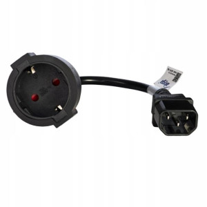 Adapter Zasilania Iec 320 C14 Schuko 15cm Akyga