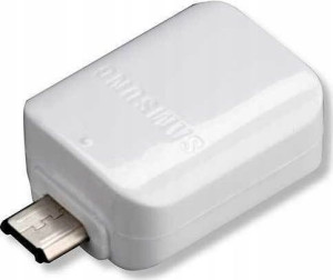 Adapter USB - USB micro M-M OTG Samsung biały