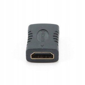 Adapter HDMI żeńsko - żeński beczka łącznik czarny
