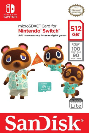 Karta micro SD 512GB SanDisk Nintendo Switch