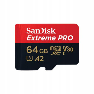 Karta micro SD 64 GB SanDisk Extreme PRO adapter 200/90