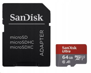 Karta micro SD 64GB SanDisk Ultra adapter microsd