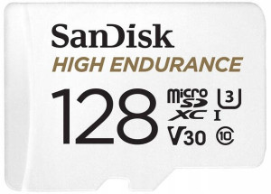 Karta micro SD 128GB SanDisk HighEndurance adapter
