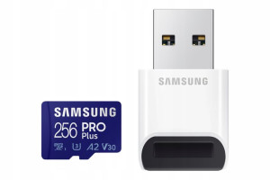 Karta Pamięci SD Micro 256 GB Samsung PRO+ czytnik