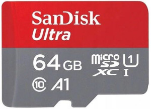 Karta micro SD 64GB SanDisk Ultra adapter microsd