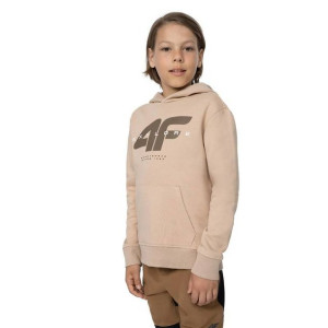 Bluza dresowa chłopięca 4F beż 4FJSS23-TSWSM240