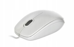 Mysz przewodowa Logitech B100 Biała USB 800 DPI