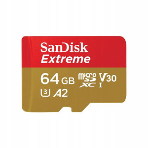 SanDisk Extreme micro SDXC 64GB V30 U3 160/60 MB/s