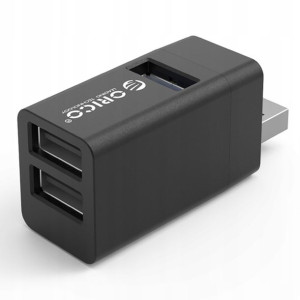 Mini hub USB 3.1 3 porty bez kabla aluminium ORICO