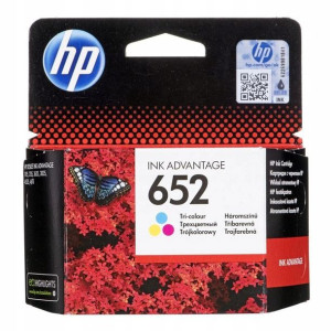 Tusz do HP 652 F6V24AE Kolorowy ORYGINALNY Deskjet