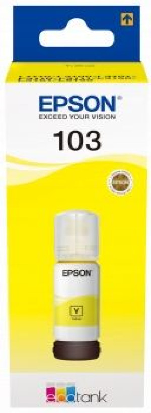 TUSZ EPSON 103 cyan oryginał żółty 65ml