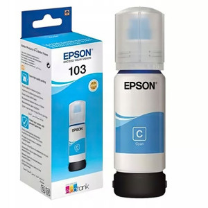 TUSZ EPSON 103 cyan oryginał niebieski 65ml