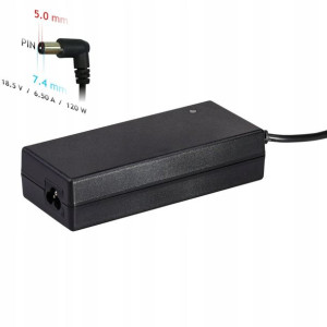 Zasilacz do notebooka 18.5V 120W 7.4 x 5.0mm do HP