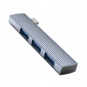Hub USB-C 3xUSB bez kabla matalowy Orico