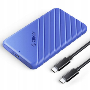 Obudowa dysku 2,5" USB-C 3.1 niebieska Orico