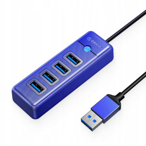 Hub USB 3.0 4-porty Orico PW4U-U3-015-BL-EP
