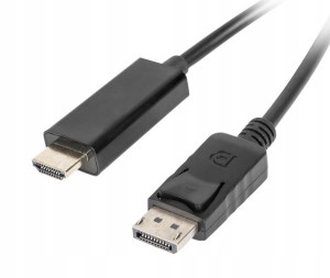 Kabel Displayport(m) V1.1 ->hdmi(m) 1m Lanberg