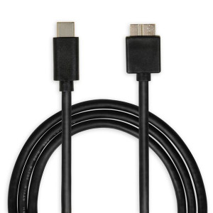Kabel USB iBOX USB-C - micro-B 1m Czarny (IKU3BC)