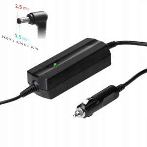 Zasilacz do Asus samochodowy 19V 65W 5.5 x 2.5 mm