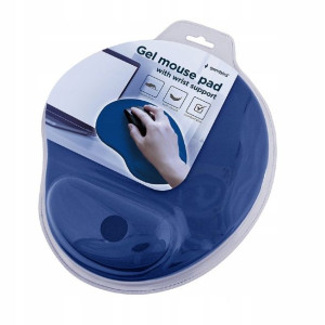 Podkładka pod mysz ergonomiczna żelowa granatowa