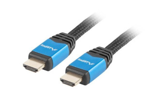 Kabel HDMI - HDMI Lanberg versja 2.0 4K 1 m