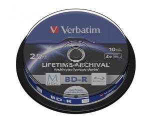 Płyta Blu-ray Verbatim BD-R 25 GB 10 szt. M-DISC