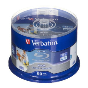 Verbatim BD-R x6 25GB PRINT Blu-Ray CAKE 50szt