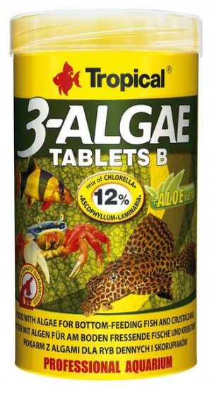 Tropical 3-algae Tablets B 250ml/150g