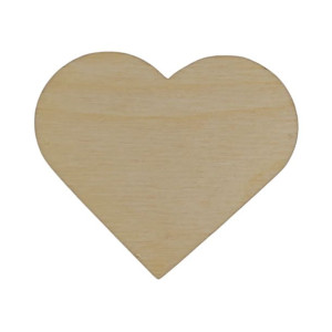 Scrapki w kształcie klasycznego serca 2cm 5szt