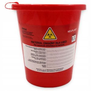 Pojemnik Na Odpady Medyczne Igły Neuplast 0,7l