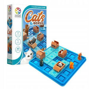 Smart Games Cats & Boxes Gra Logiczna 7+ 60 Zadań