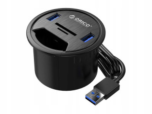 Hub Usb A 3.1 2x Usb Czytnik Kart Biurkowy Orico
