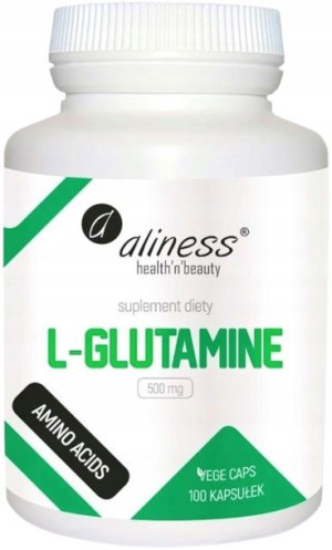 Aliness L-Glutamine L-Glutamina 500mg JELITA 100k