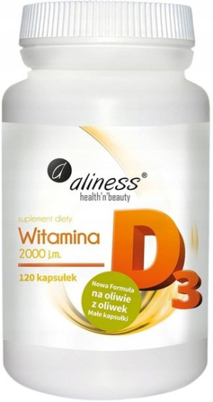 Aliness WITAMINA D3 2000 j.m. 120 kaps