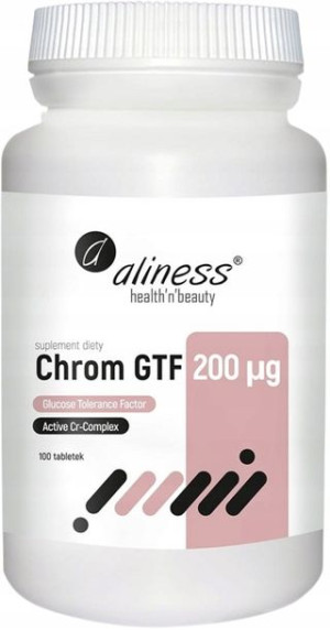 Aliness Chrom GTF Active Cr-Complex 200 µg 100 tab