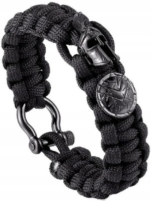 Bransoletka Survival Spartan wojownik wiking stal