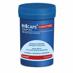 Bicaps Carnitine 60 Kapsułek 33g 550mg Formeds