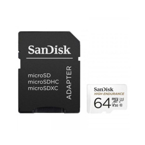 Sandisk High Endurance Microsdxc Karta Pamięci 64 Gb Class 10 Uhs-i 100/40