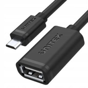 Adapter OTG USB 2.0 AF do micro USB BM Unitek