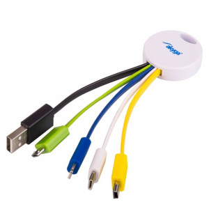 ADAPTER AKYGA BRELOK USB microUSB miniUSB USB-C