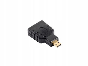 Adapter HDMI - micro HDMI czarny przejściówka