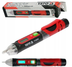 Yato Indukcyjny Próbnik Napięcia 12-1000v Lcd