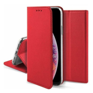 Kabura Magnet Book Do Realme C21y/c25y Czerwony