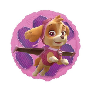 Balon foliowy 18" CIR - "Paw Patrol Pink Skye & Everest"