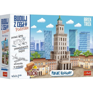 Brick Trick Buduj z cegły Podróże Pałac Kultury XL 61383 Trefl