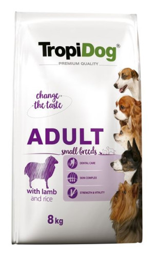 Tropidog Premium Adult S Lamb&rice 8kg