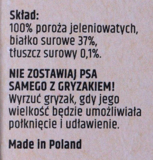 Gryzak z poroża jelenia XL+ (easy)